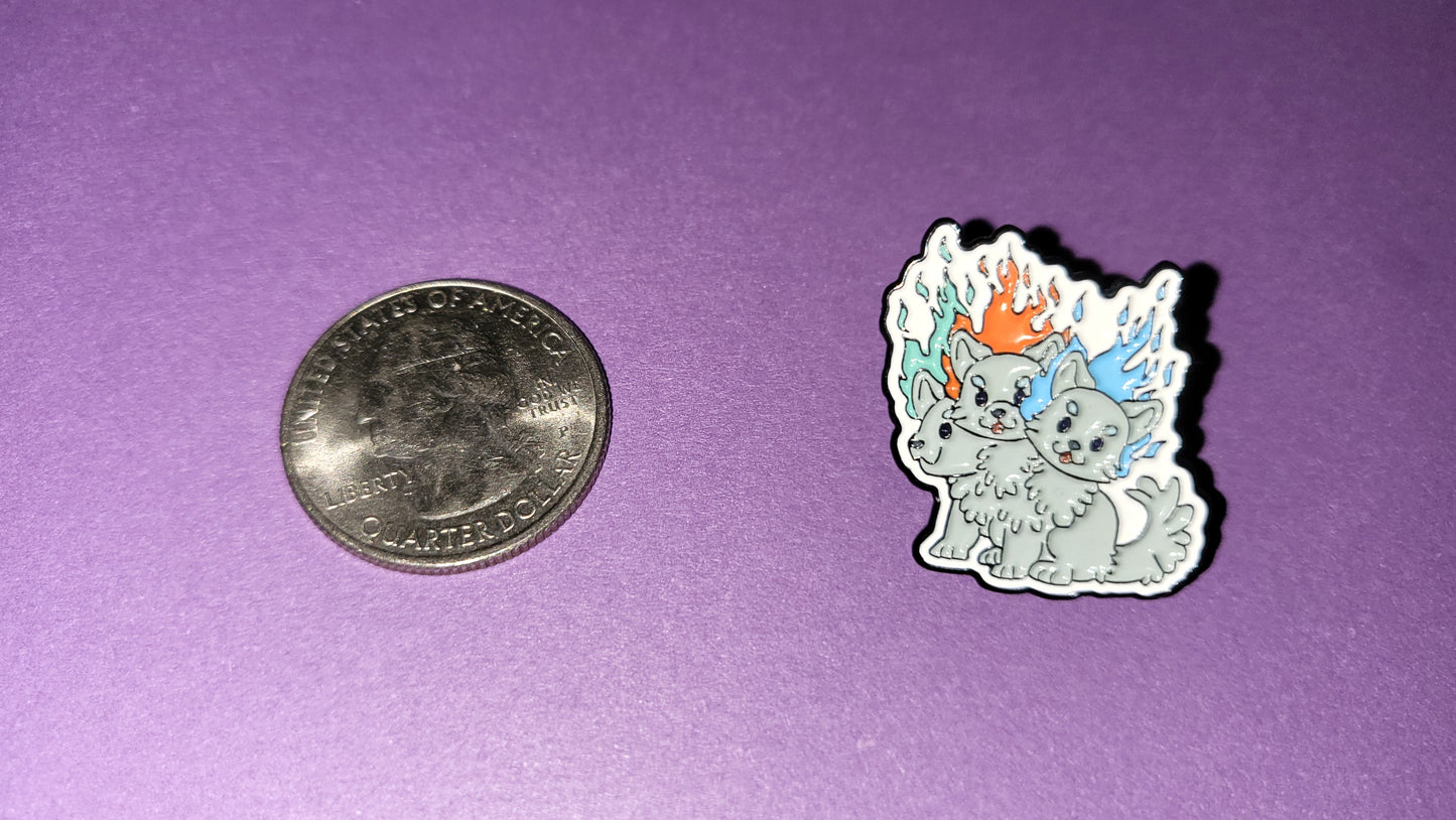 Adorable Cryptids - Cerberus 1" Soft Enamel Pin