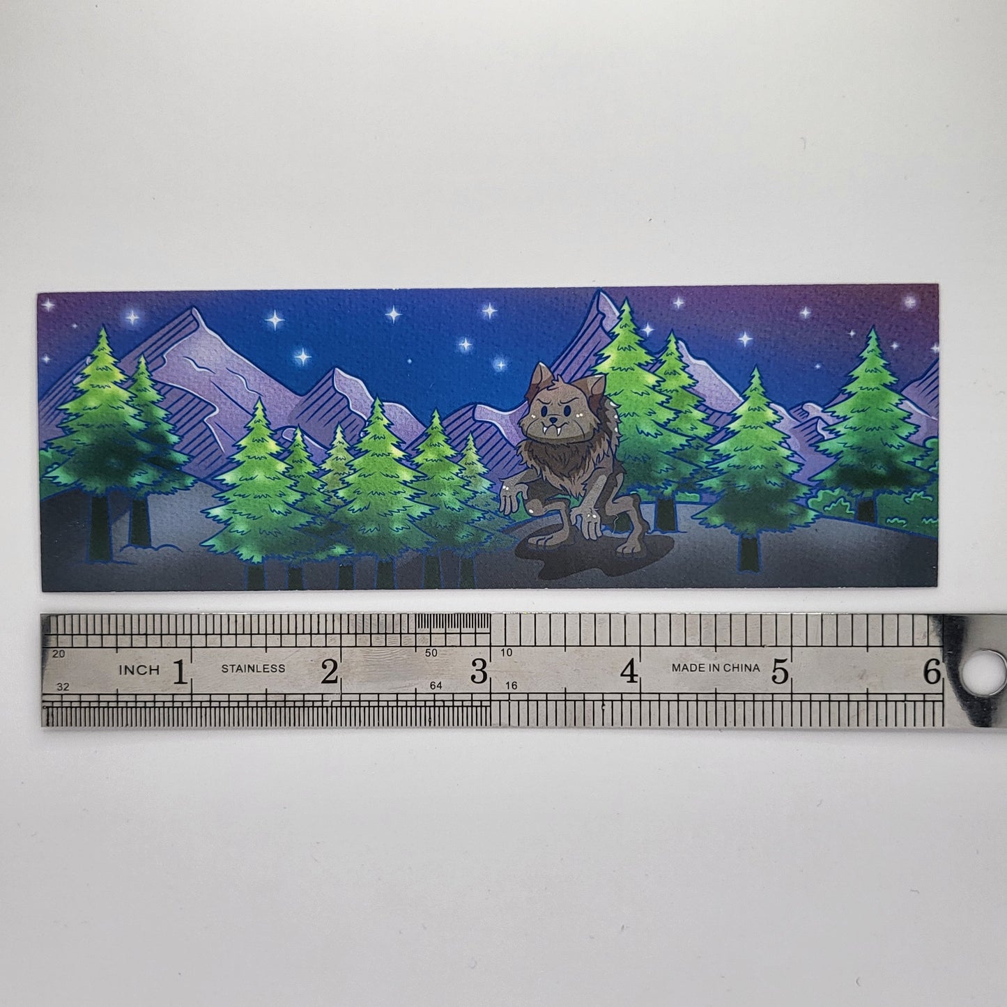 Adorable Cryptids Bookmarks Set 1 - 2"/2.5" x 6" - Beast of Bray Rd, Kelpie, Jackalope, Phoenix, Hopkinsville Goblin - Variety -