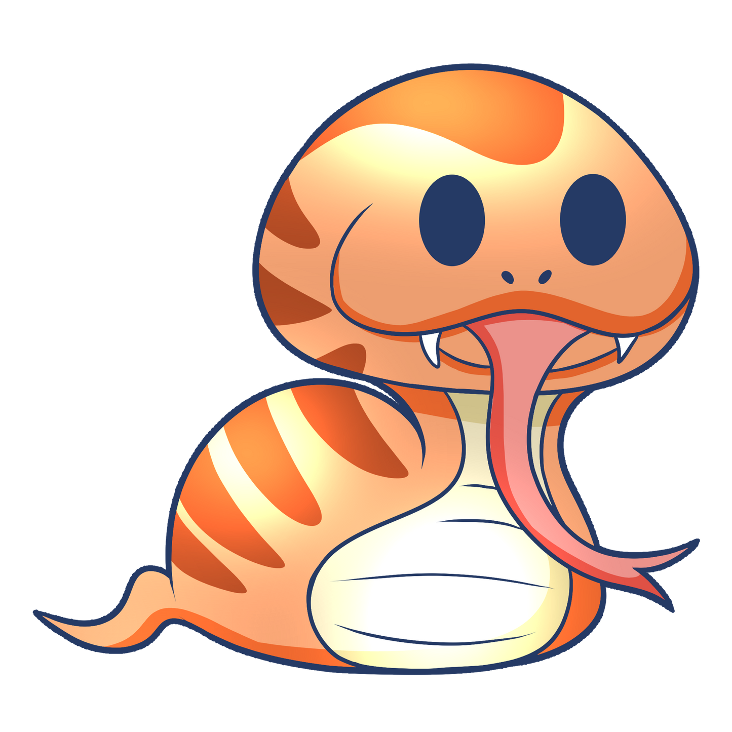 Adorable Tsuchinoko - Glossy | Holographic | Matte Vinyl Sticker