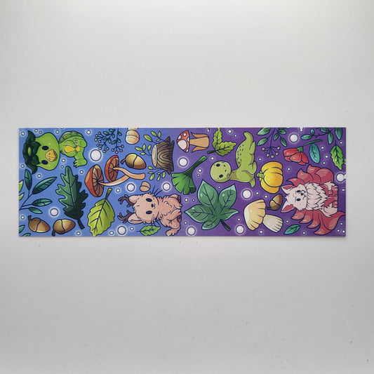Adorable Cryptids Bookmarks Set 1 - 2"/2.5" x 6" - Beast of Bray Rd, Kelpie, Jackalope, Phoenix, Hopkinsville Goblin - Variety -