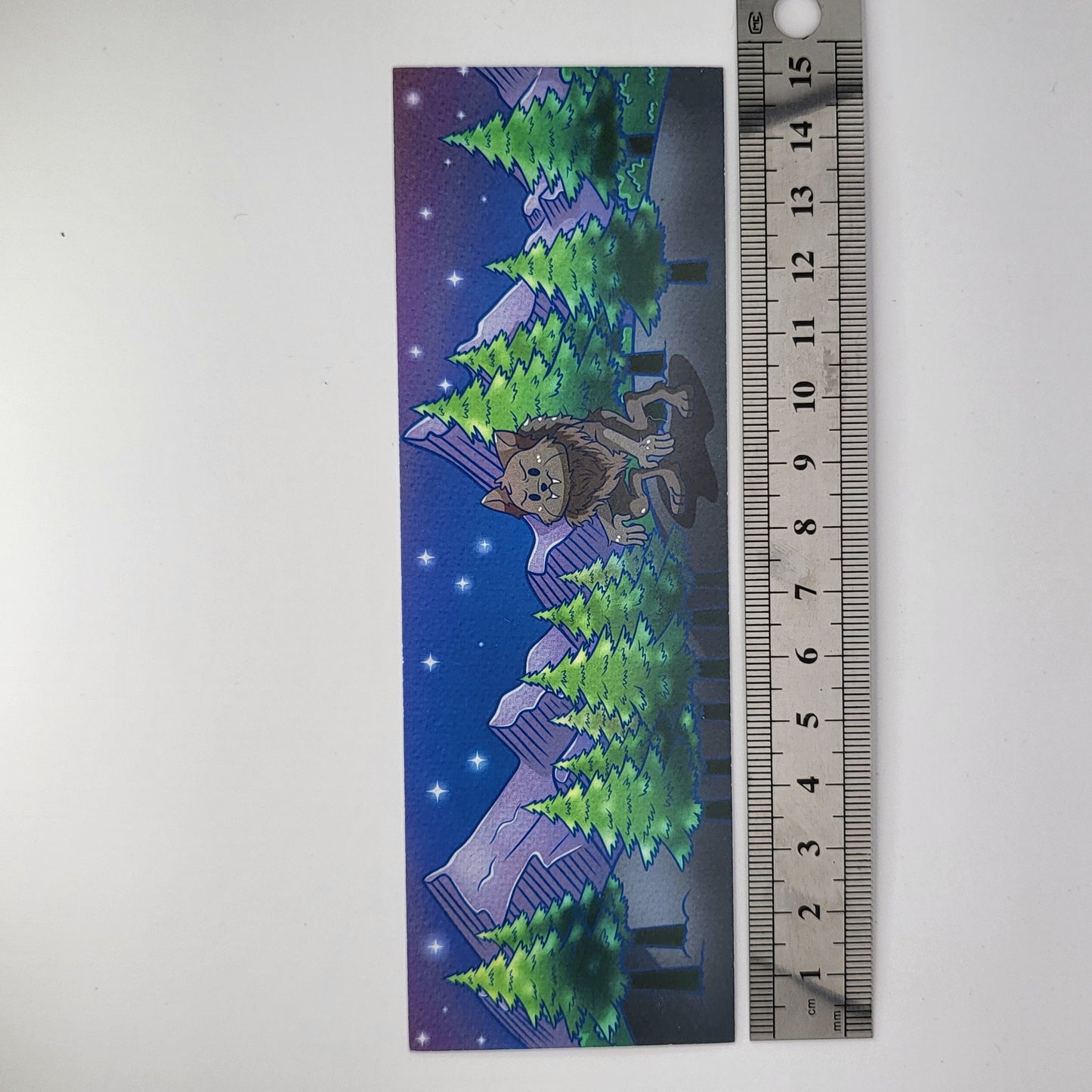 Adorable Cryptids Bookmarks Set 1 - 2"/2.5" x 6" - Beast of Bray Rd, Kelpie, Jackalope, Phoenix, Hopkinsville Goblin - Variety -