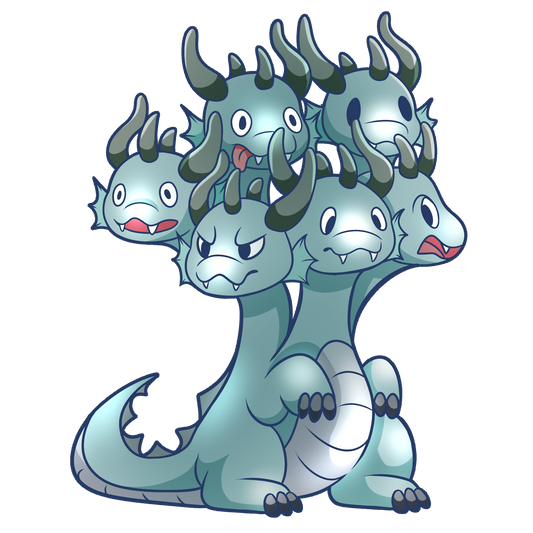 Adorable Hydra - Glossy | Holographic | Matte Vinyl Sticker